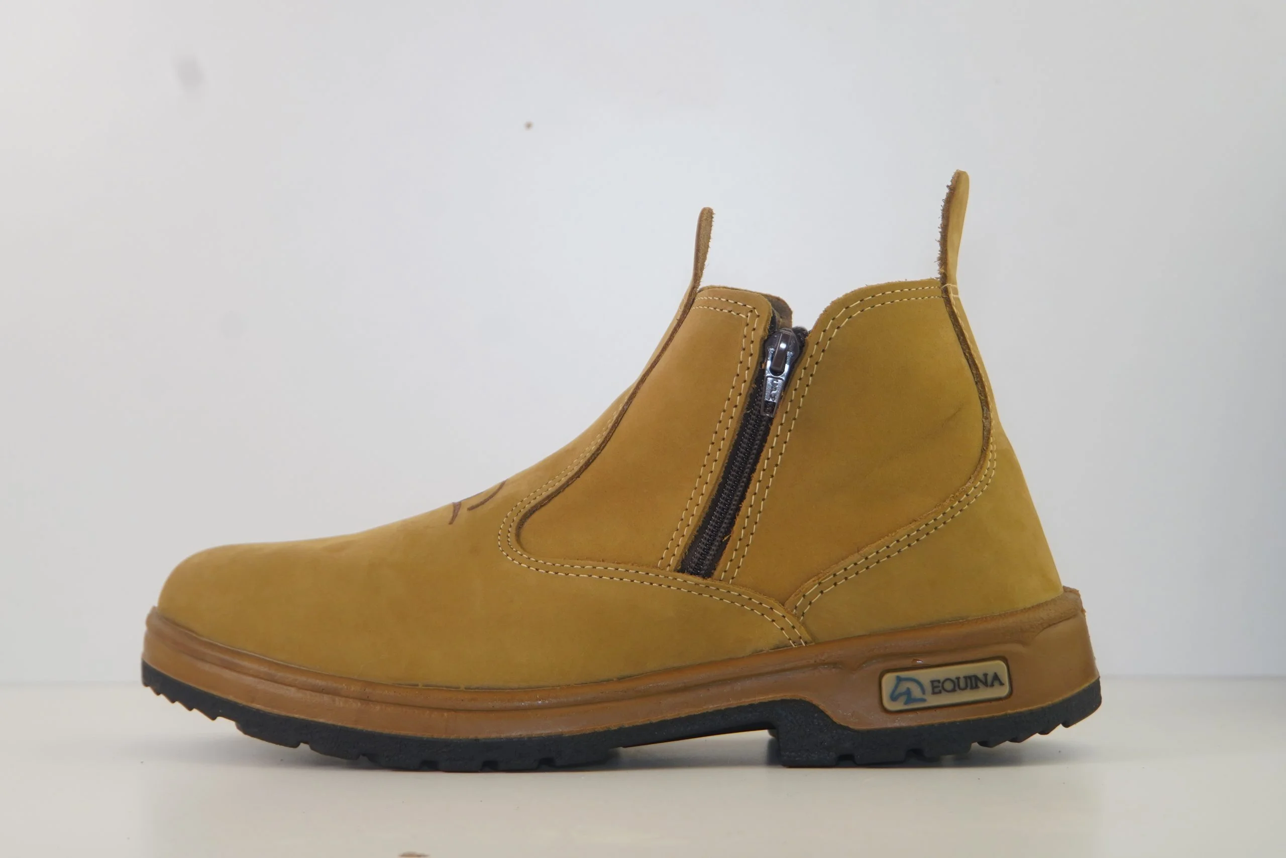 Bota Agricola Equina Miel Con Cierre - Imagen 2